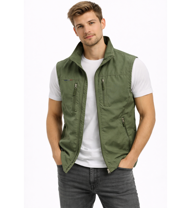 Logan | Men's Lightweight Zip Vest