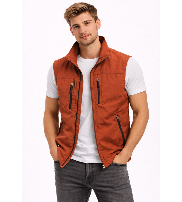 Logan | Men's Lightweight Zip Vest