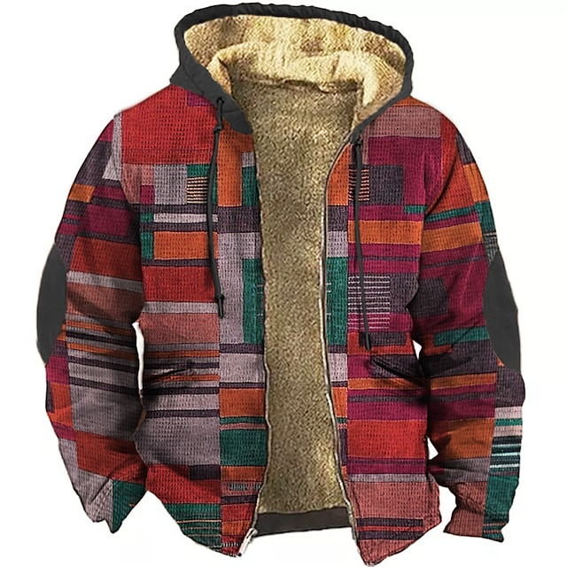Benson | Heritage Patchwork Fleece Zip Hoodie
