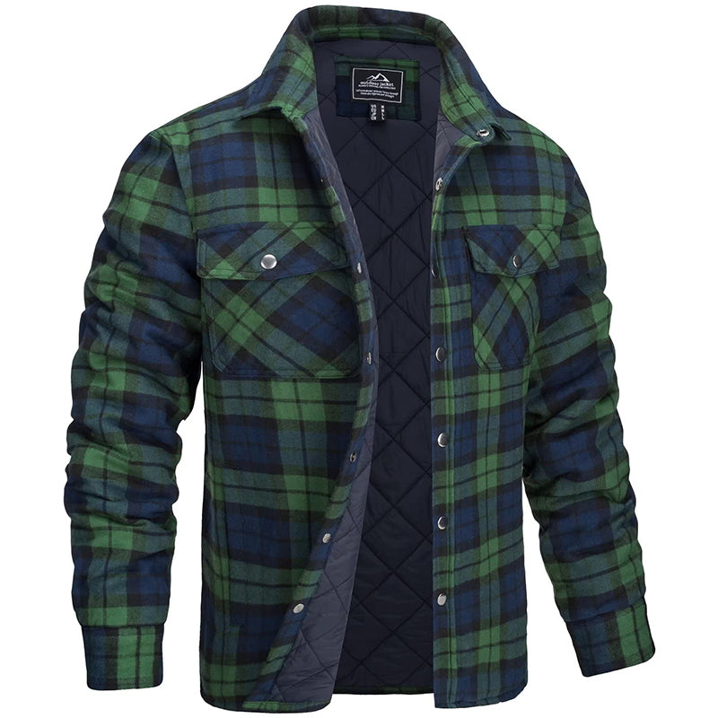 Colby | Men's Plaid Flannel Overshirt
