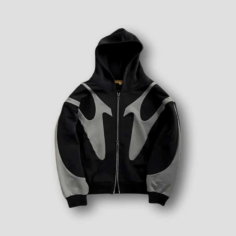 Blake | Men’s Oversized Graphic Zip Hoodie