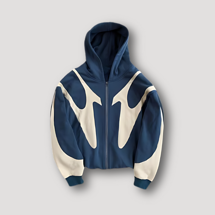 Blake | Men’s Oversized Graphic Zip Hoodie