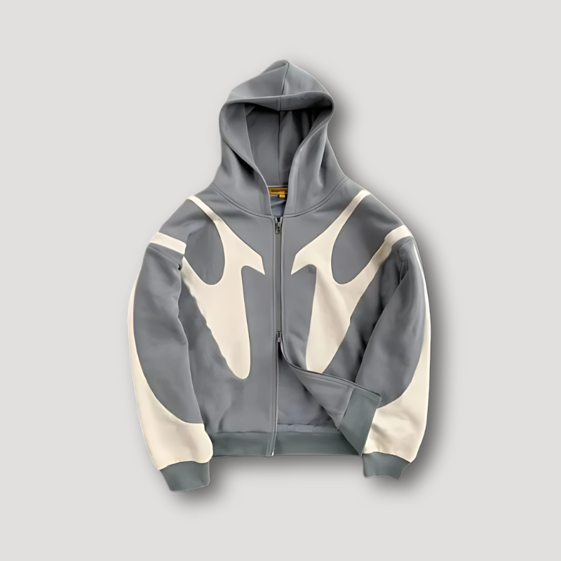 Blake | Men’s Oversized Graphic Zip Hoodie
