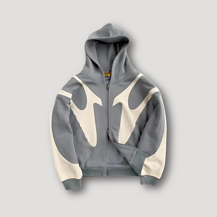 Blake | Men’s Oversized Graphic Zip Hoodie