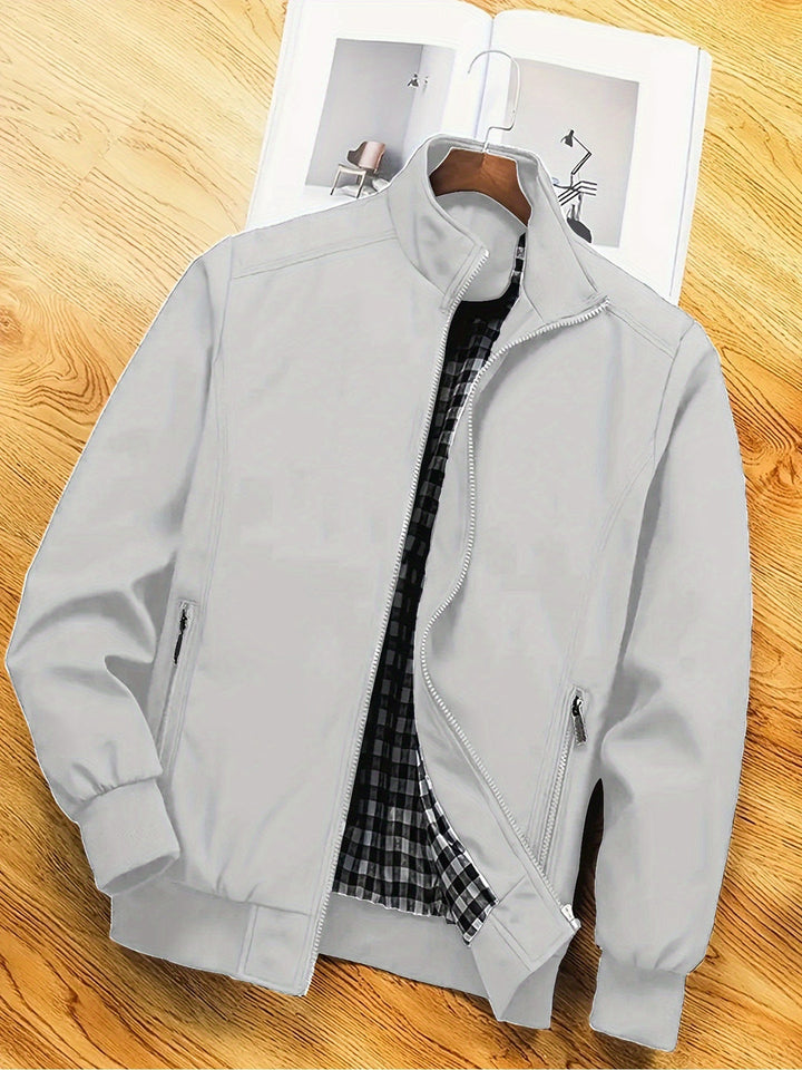 Logan | Men’s Lightweight Stand Collar Jacket