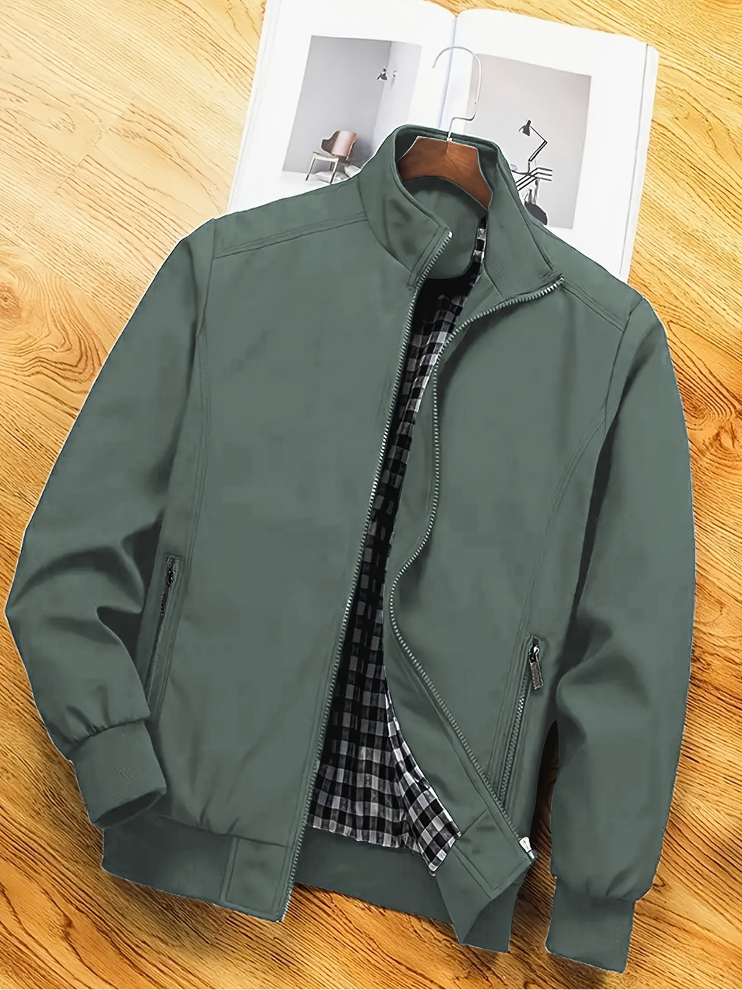 Logan | Men’s Lightweight Stand Collar Jacket