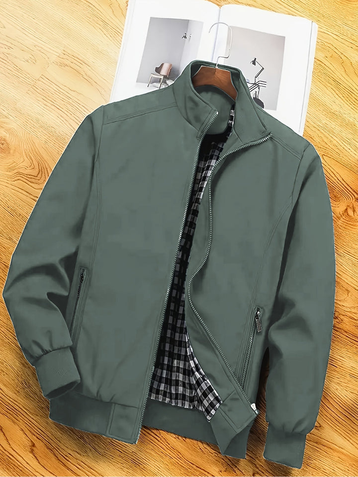 Logan | Men’s Lightweight Stand Collar Jacket