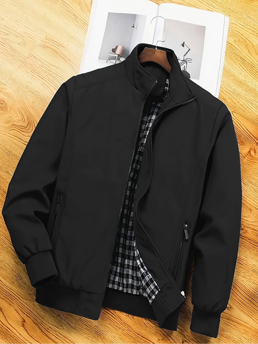 Logan | Men’s Lightweight Stand Collar Jacket