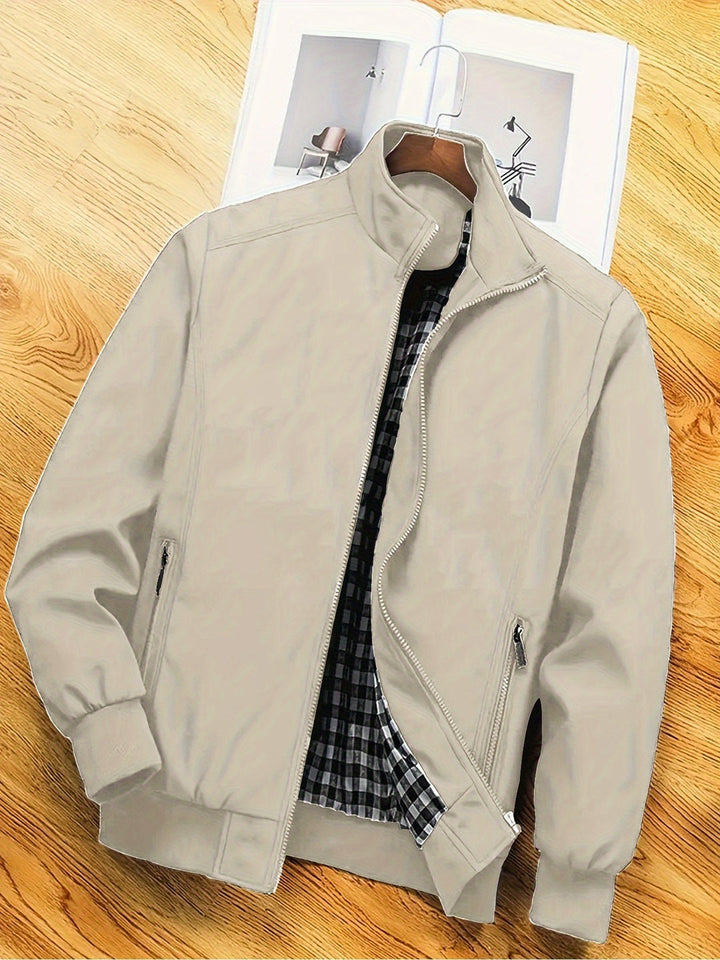 Logan | Men’s Lightweight Stand Collar Jacket
