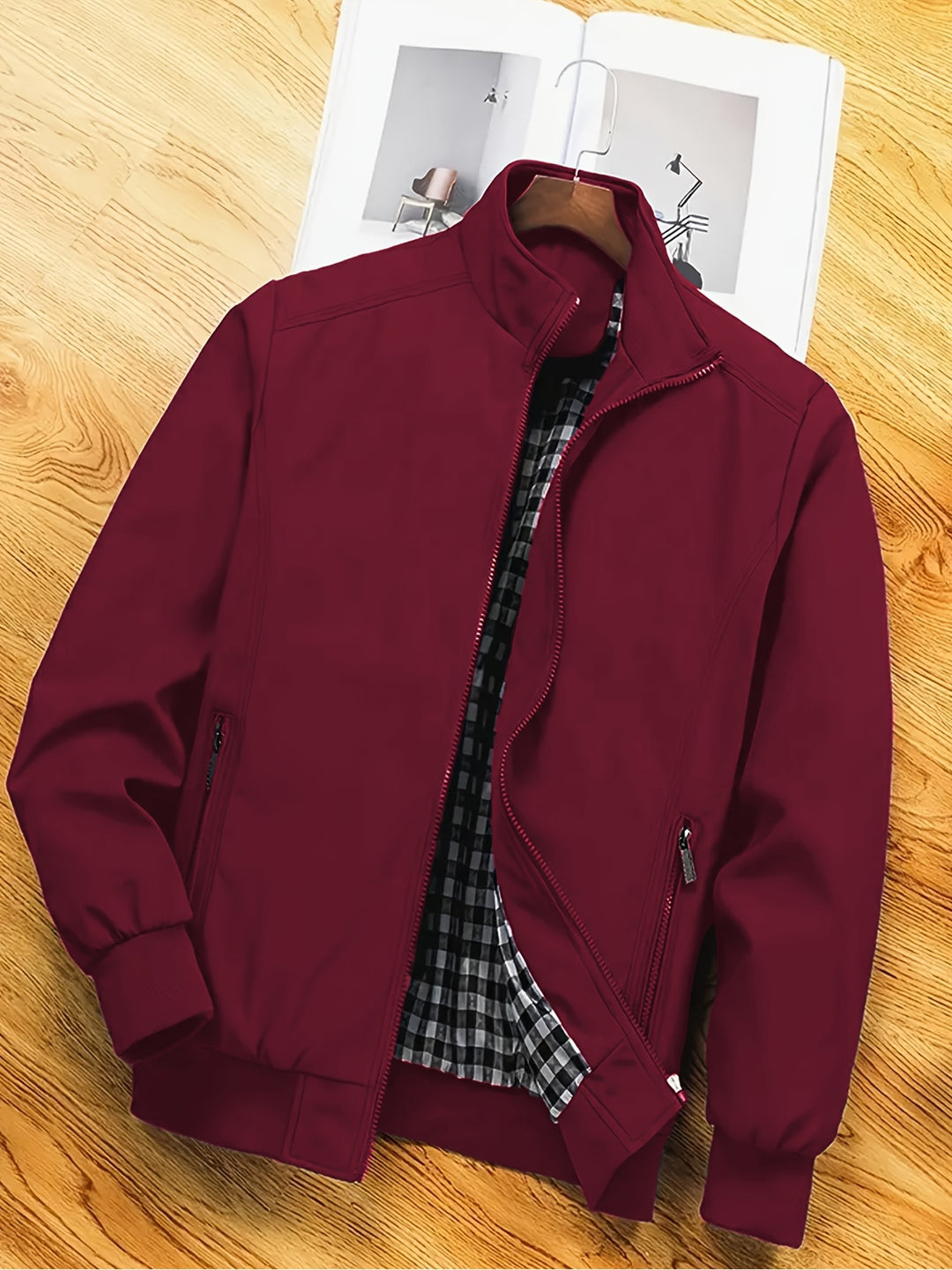 Logan | Men’s Lightweight Stand Collar Jacket