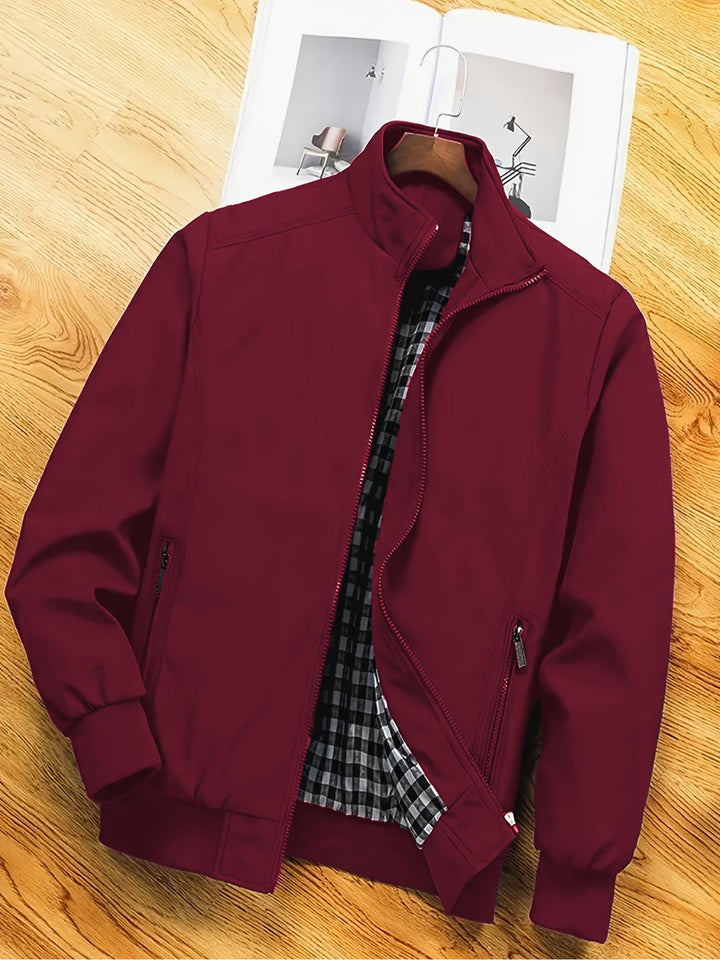 Logan | Men’s Lightweight Stand Collar Jacket