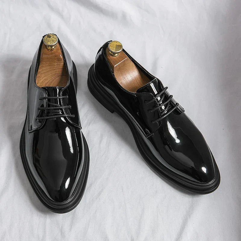 Carter | Men’s Patent Lace-Up Dress Shoes
