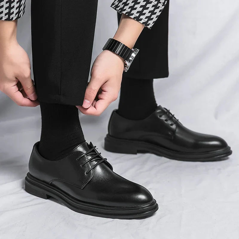 Carter | Men’s Patent Lace-Up Dress Shoes