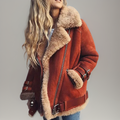 Harlow | Cozy Sherpa Aviator Jacket
