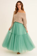 Bellamy | Layered Tulle Grace Maxi Skirt