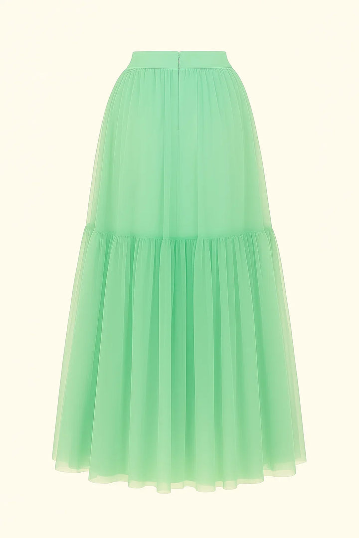 Bellamy | Layered Tulle Grace Maxi Skirt