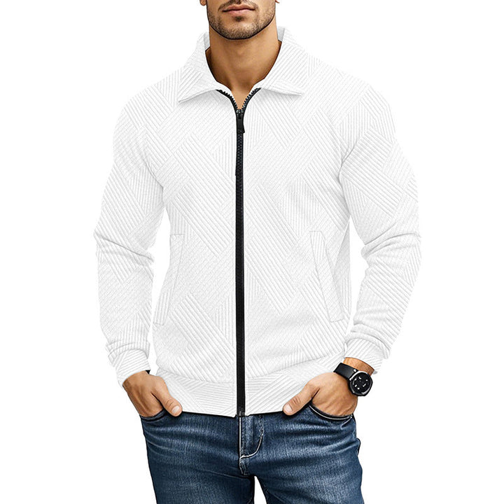 Alexis | Men's Ribbed Knit Zip Cardigan