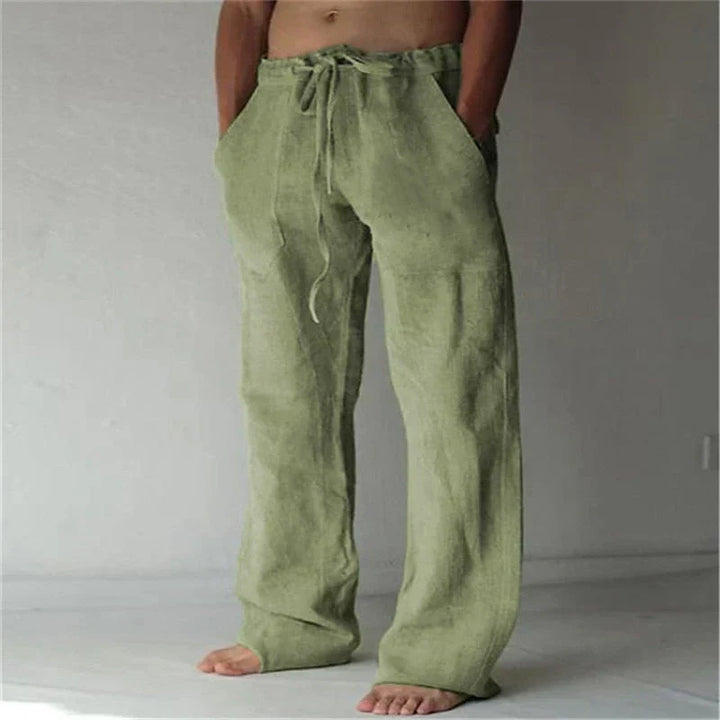Cole Wide Leg Linen Look Pants