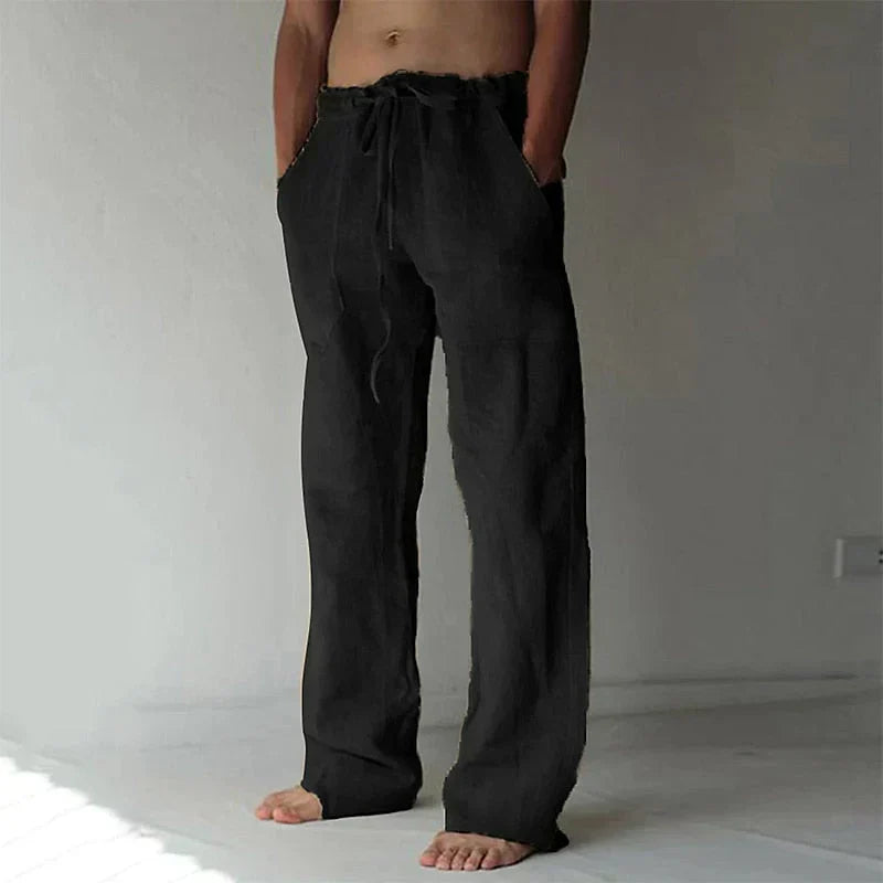Cole Wide Leg Linen Look Pants