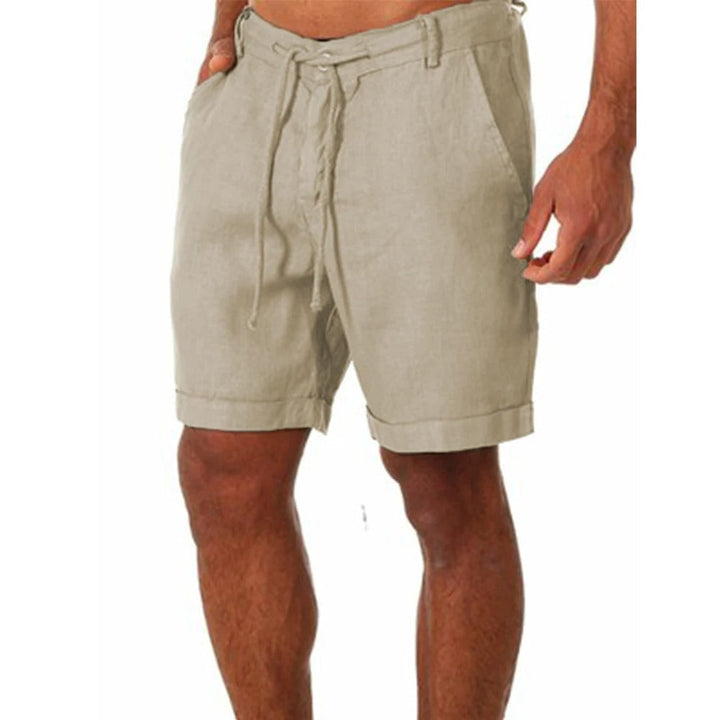 Ethan | Drawstring Linen Shorts