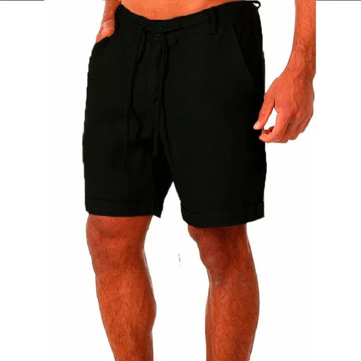 Ethan | Drawstring Linen Shorts