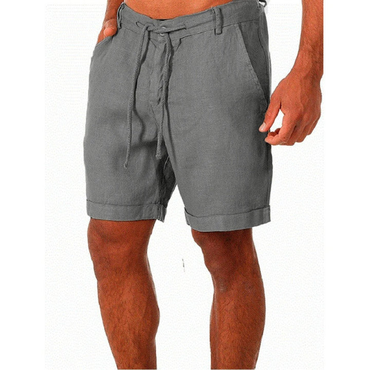 Ethan | Drawstring Linen Shorts