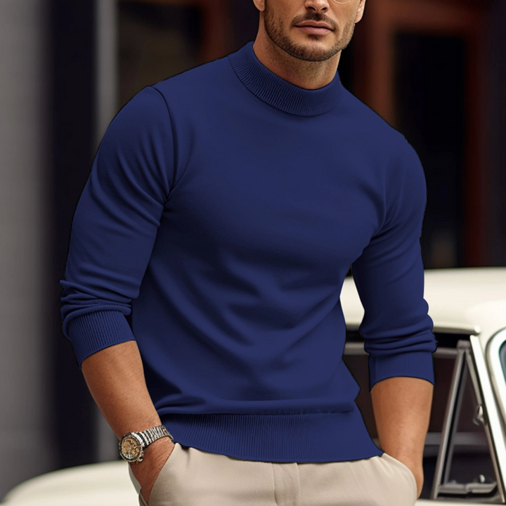 Holden | Essential Fine-Knit Mock Neck Sweater