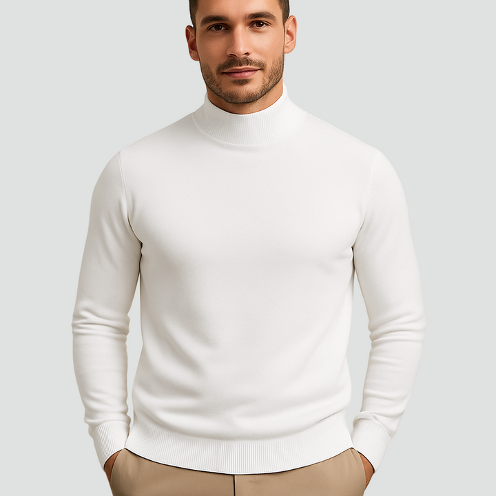 Holden | Essential Fine-Knit Mock Neck Sweater