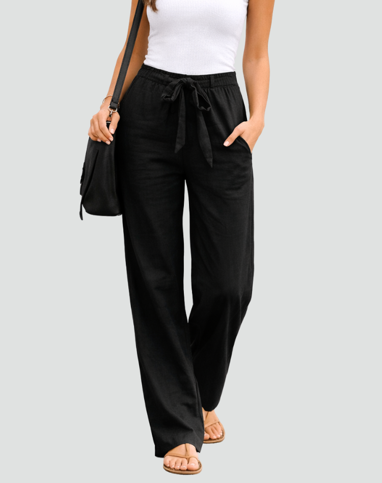 Madison | Wide Leg Linen Pants for Women