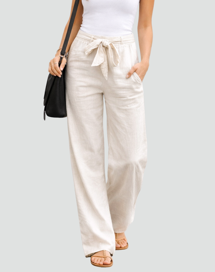 Madison | Wide Leg Linen Pants for Women