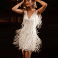 Bianca | Fringe Sequin Mini Dress