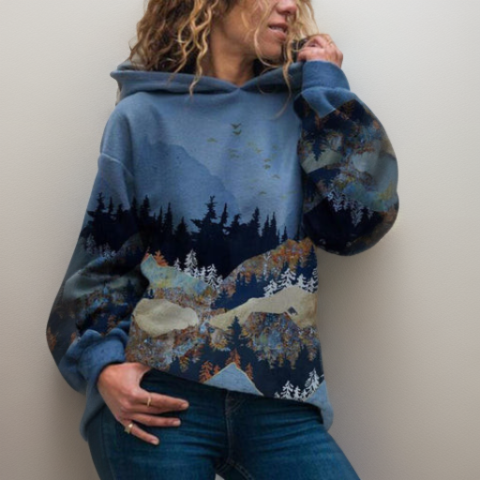 Remi | Mountain Escape Graphic Hoodie