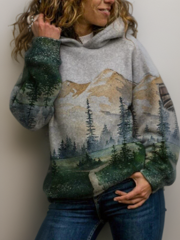 Remi | Mountain Escape Graphic Hoodie