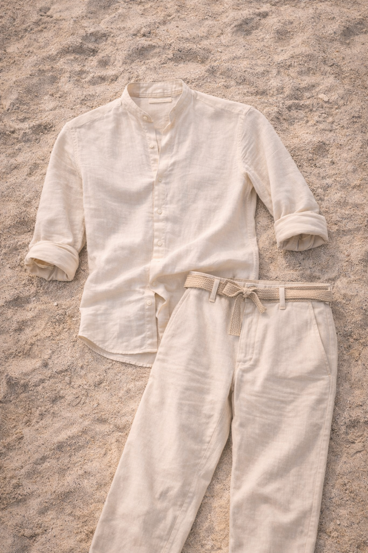 Carter | Linen Shirt and Pants Set