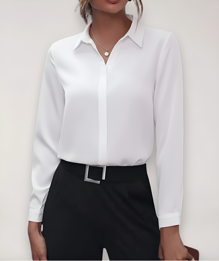 Mireille | Button-up collared blouse