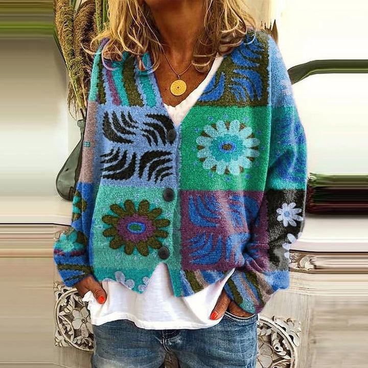 Paisley | Floral Patchwork Cozy Cardigan