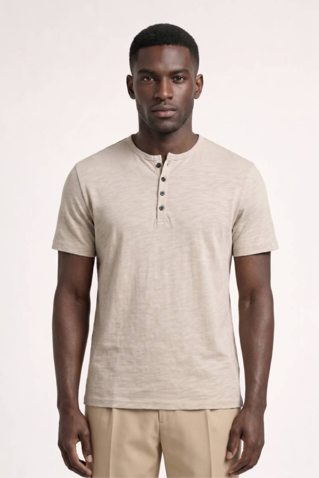 Tyler | Relaxed Henley T-Shirt-EMMERI