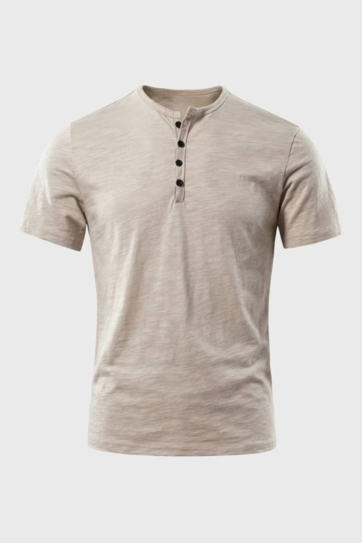 Tyler | Relaxed Henley T-Shirt-EMMERI