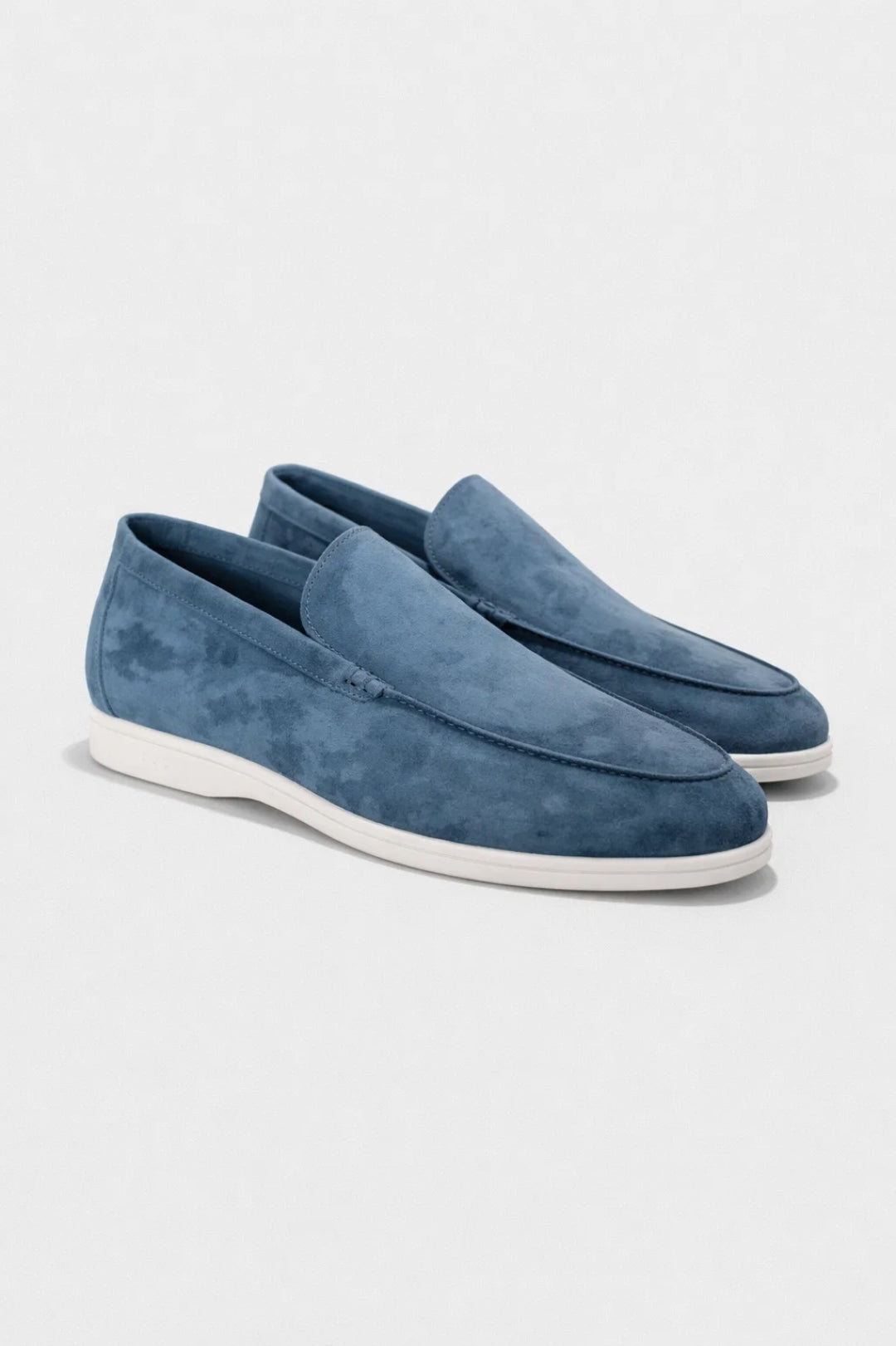James Blue Slip-On Loafers