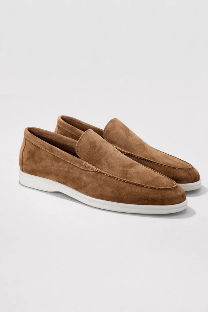 James Blue Slip-On Loafers