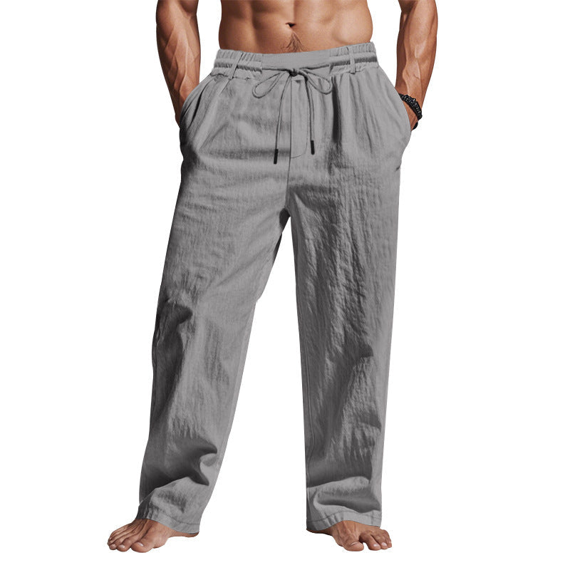 Kendrick | Linen drawstring pants men
