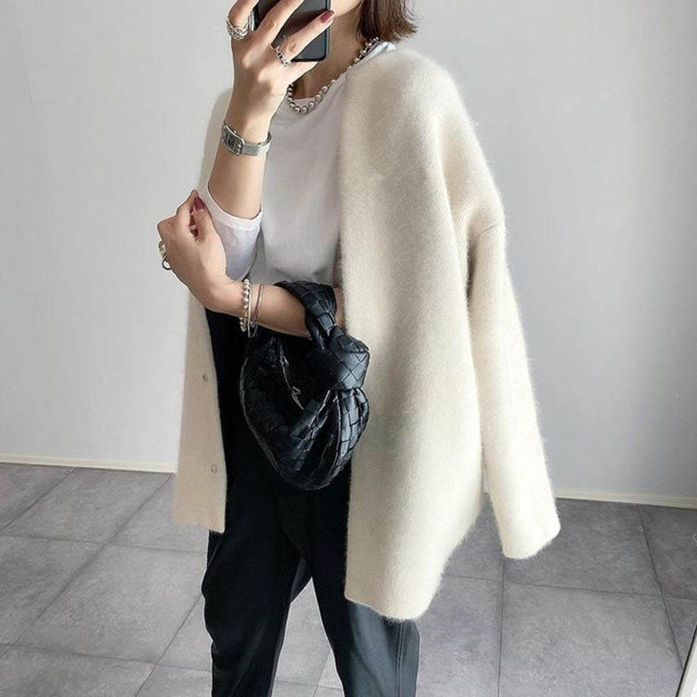 Evelyn | Soft Knit Button Cardigan