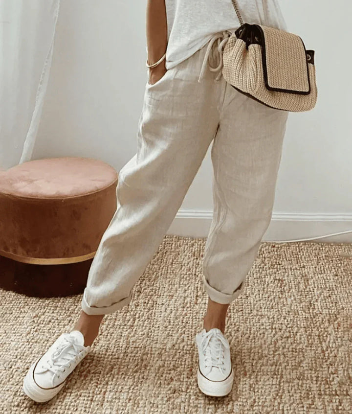 Avery | Printed Drawstring Pants