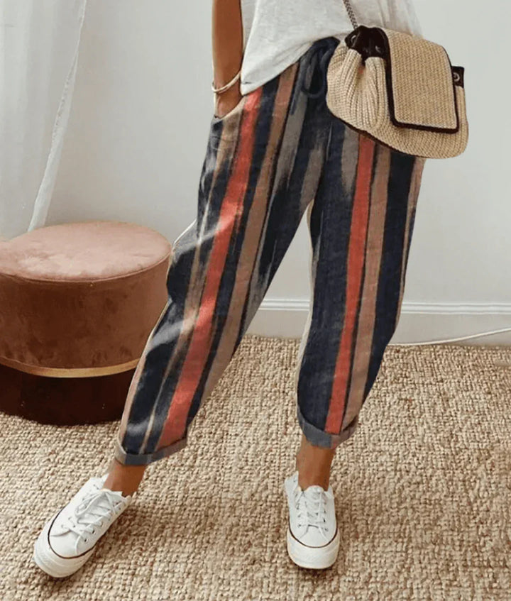 Avery | Printed Drawstring Pants