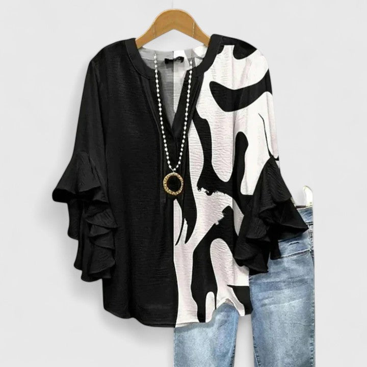 Lily | Women's Floral Boho Blouse