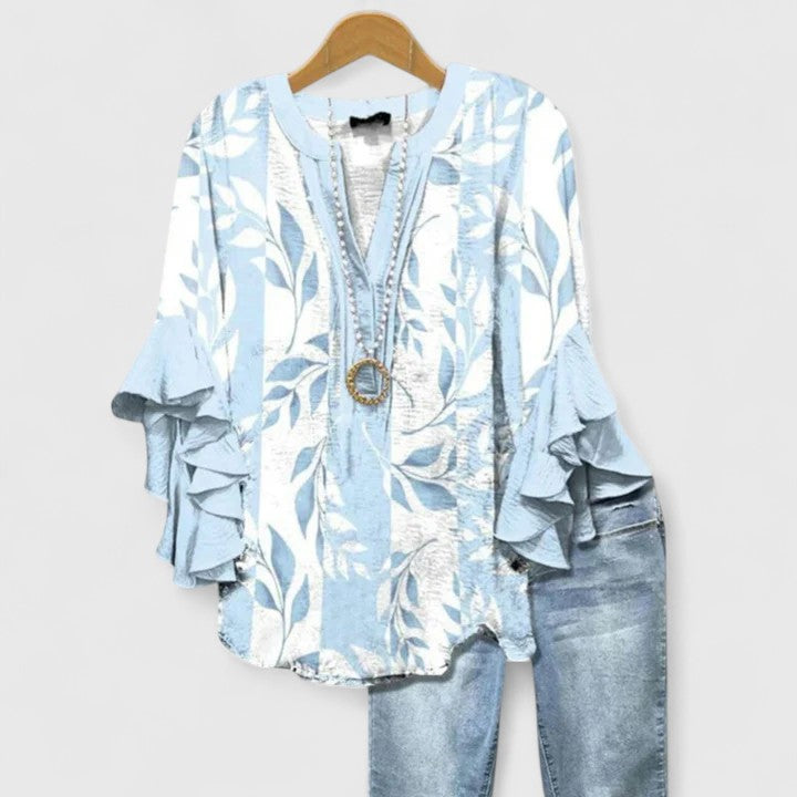 Lily | Women's Floral Boho Blouse