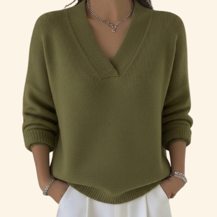 Blair | Soft V-Neck Everyday Sweater