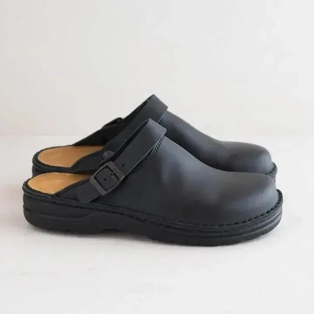 Hudson | Comfort Arch Leather Slippers