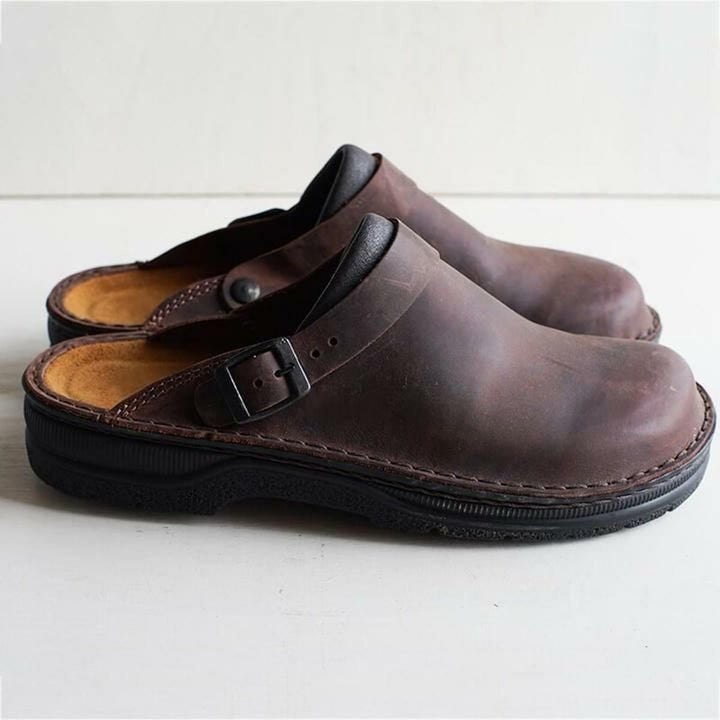 Hudson | Comfort Arch Leather Slippers