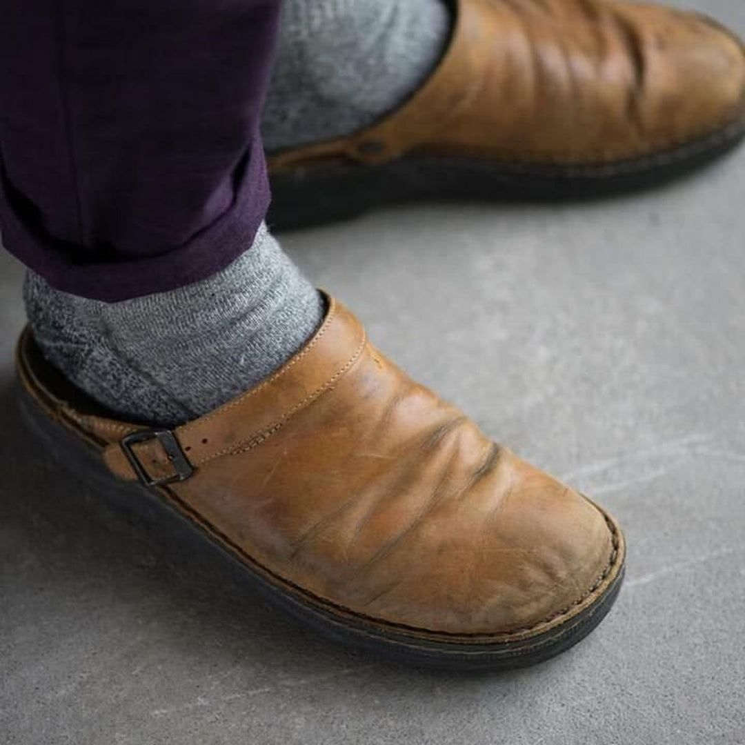 Hudson | Comfort Arch Leather Slippers
